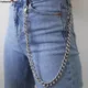 60cm Waist Chain Long Metal Keyring Keychain Rock Pants Chain Hipster Pant Jean Key Wallet Belt Ring