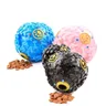 3 colori Squall Ball Pet Food Dropping Ball Pet Puzzle the Toy Dog Toy Sounding Toy Squeaky Ball