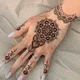 Waterproof Temporary Tattoo Stickers Mandala Lace Hand Finger Wedding White Fake Tatto Flash Tatoo