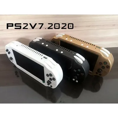 PS2 Protable 7 Inch 16:9 Monitor PS Handheld Game DIY Console IPS screen Modified With Original PS2