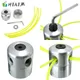 HIAIM Testa tagliaerba in alluminio con 4 linee Testa decespugliatore Tosaerba Linea di taglio Testa Trimmer Strumento di ricambio Parte AA