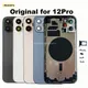 Ori for iPhone 12 Pro Back Housing Battery Door Glass Cover + Side Buttons+ Sim Card Tray