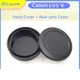 Rear Lens Cap Cover and Camera Body Cap For Canon EOS R8 R50 R10 R7 R5C R RP R3 R5 R6 R6II r6 RF