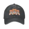 Personalized Cotton Three Teddy Bears Kid Toy Baseball Cap for Men Women Breathable M-moschinos Dad