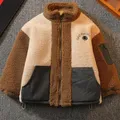 Boys Coat Jacket Cotton Windbreak 2024 Lasted Warm Plus Thicken Tracksuit Spring Autumn School