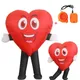 Wedding Party Supply Happy Red Love Heart Smiling Props Inflatable Love Costume Atmosphere Stage