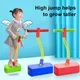 Kids Frog Jumper Toy Pogo Stick Sport Jumping Sense Training Kid Foam Stick Outdoor Sports