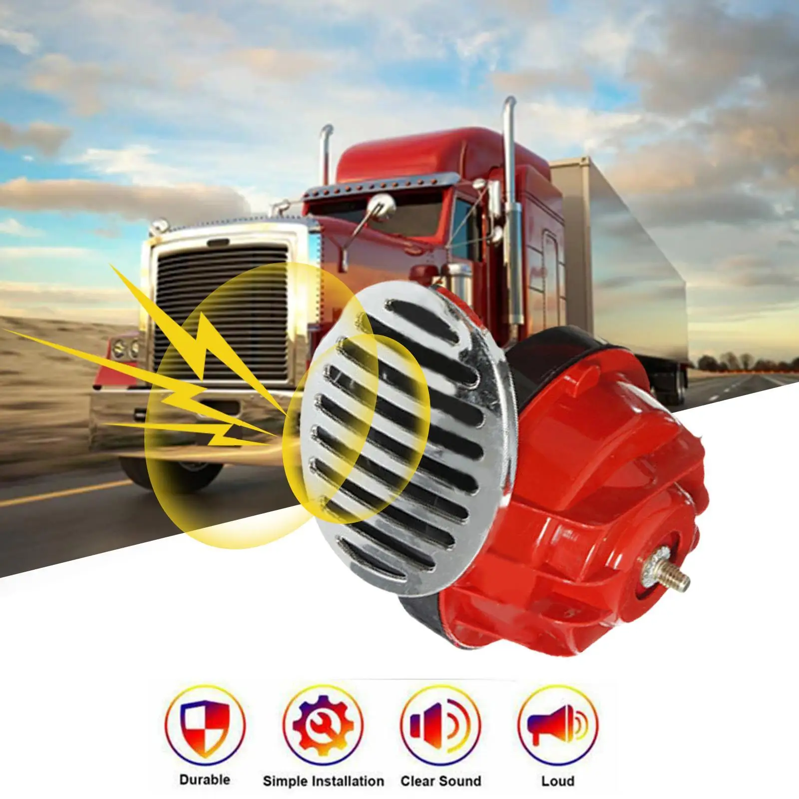 Nuovo corno Super treno 300db per alimentatori 12V moto per auto-barca altoparlante per auto altoparlante per auto segnale sonoro per auto