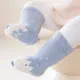 Lawadka Winter Newborn Baby Girl Boy Socks Anti Slip Coral Fleece Toddler Socks For Girls Boys Thick