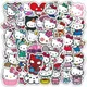 10/30/50PCS Hello Kitty Cute Anime Stickers kawaii Sanrio Graffiti Decals DIY Phone Fridge Laptop
