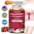 Cranberry Extract Concentrate + Vitamin C- Supports Urinary System Cardiovascular Skin and Bone