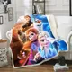 Disney Frozen 2 Elsa Anna Cartoon Blanket Throw Bedding As Sheet Warm Soft Sofa Sherpa Blankets