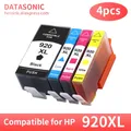 4pcs 920XL for HP 920 XL Ink Cartridges Compatible with HP Officejet 6500 6500A 6000 7000 7500