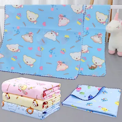 Cartoon 3 layers Baby Changing Mat Portable Foldable Washable Waterproof Mattress baby diaper pad