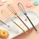 1 Pack Stainless Steel Kitchen Whiskers Kitchen Household Cream Handheld Egg Whiskers Mini Hand