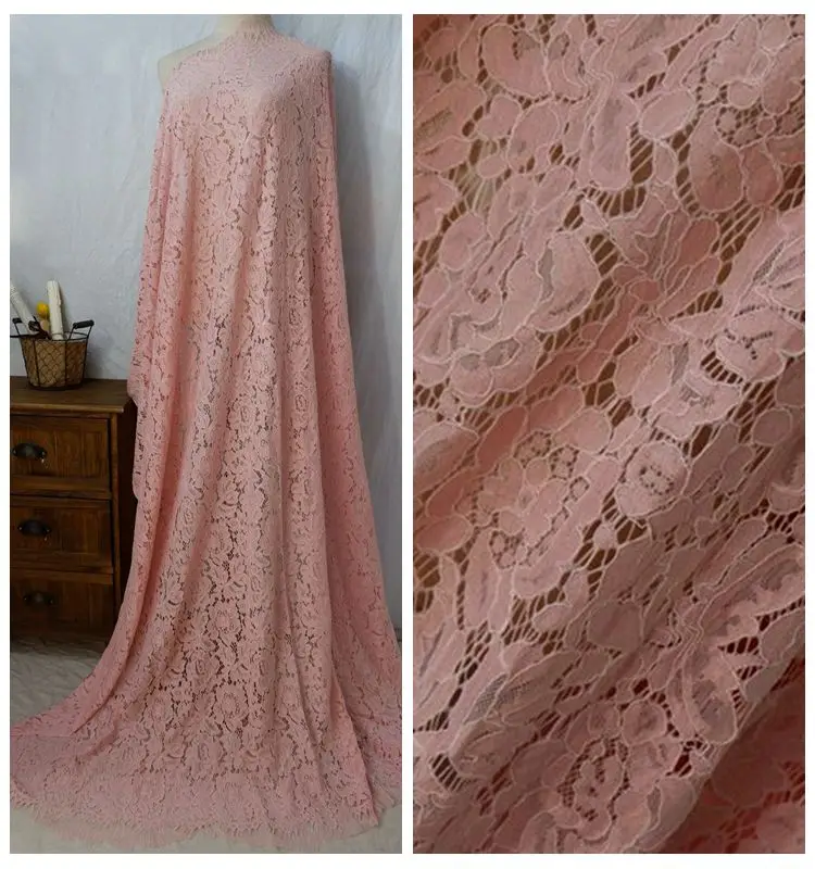 150*150CM High-quality flower Blue eyelashes lace fabric DIY handmade skirt clothing accessories