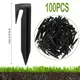 100PCS Film Fixed Garden Pegs Greenhouse Film Weed Prevention Ground Cloth Sunshade Fly Net Fixed