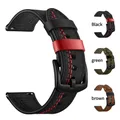20mm 22mm Genuine Leather Watchband For Samsung Galaxy Watch Active 2 46mm Watch Strap For Huawei GT