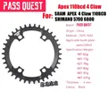 Pass Quest 110BCD 4 Claw Sprocket 36/38/40/42/44/46/48/50/52T Positive Negative Tooth Chainset for