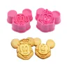 Disney Cartoon Mickey Mouse Baking 3D Mold Diy Baking Cookie Cake stampo per palline di riso stampo