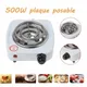 500W Electric Iron Stove Hot Plate Heater Hotplate Household Cooking for Home Kitchen Cooker Coffee