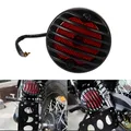 Universale moto montaggio laterale freno fanale posteriore fanale posteriore 12V indicatore rosso