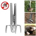 Mole Eliminator Trap Alvanized Steel Pest Mole Trap Outdoor Mole Scissor Clip