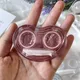 Women Heart Clear Contact Lenses Box for Eyes Tool Kit Travel Eye Care Lense Contact Container