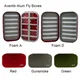 Aventik Aluminum Fly Box Fly Fishing Box EVA Foam Flies Boxes Fly Fishing Boxes 10 Compartments