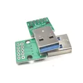 5PCS USB 3.0 Scheda adattatore maschio FAI DA TE 2.54 Interfaccia maschio a 9 pin saldata in linea 3.0 Trasmissione ad alta velocità