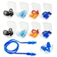 Silicone Anti Lost Noise Snore Ear Plugs Swimming Diving Waterproof Earplugs Reusable Chain Earplugs