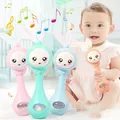 Music and Shine Rattle Toys Rabbit Intelligent Baby Rattles Smart Bunny Smarty Media Smart Shake