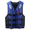 Outdoor Adult Swimming Boating Driving Life Jacket Adjustable Buoyancy Survival Suit Polyester