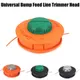 M10 Aluminum head Nylon Trimmer Head 2 Lijnen Brush Cutter gasoline grass Universele Bump Feed Line