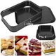 Non-Stick Springform Cake Pan Removable Bottom Metal Bake Mould Square Cake Pan for Home Baking