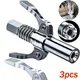 1/3pcs Grease Gun Coupler 10000psi High Pressure Grease Gun Tip with Dual Handles Suitable for