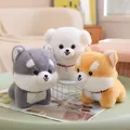 Cute Fluffy Shiba Inu Dog Plush Toy Adorbale Stuffed Animals Puppy Plushies Doll Kawaii Soft Kids