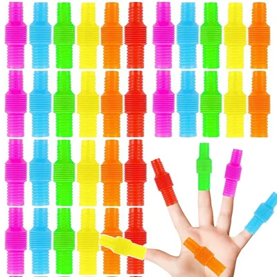 100PCS Mini Pop Tube Fidget Sensory Toys Bulk Fidget Party Favors for Kids Adults Anxiety Stress