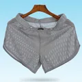 Sexy Man Boxershorts Lingerie Briefs See-Through Mesh Hollow Loose Lounge Boxer Shorts Underwear