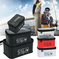 1-3pcs EVA Fishing Bags S/M/L Carp Fishing Box Tackle Container Bags Live Fish Lure Bait Storage