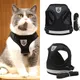 Cat Collar Vest Harness Leash For Dogs Cats Kitten Adjustable Reflective Puppy Lead Travel Walking