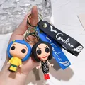 Coraline & the Secret Door Movie Film Action Figure Toy Doll Model Cute Doll PVC Keyring Ornament