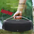 100W High-Power Bluetooth Speaker Outdoor Portable Waterproof RGB Color Light Wireless Subwoofer 360