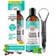 Coconut Mint Pulling Oil Mouthwash Alcohol-free Teeth Whitening Fresh Oral Breath Tongue Scraper Set