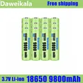 2024 New 3.7V 18650 9800mAh Rechargeable Battery High Capacity Li-ion Rechargeable Battery for