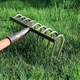 Strong and Durable Ninetooth Rake Manganese Steel Multifunctional Garden Tool Nine-tooth Nail Rake