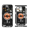 Pelle strappata per IPhone 16 15 14 13 Pro Max Plus 16Pro Protezione schermo posteriore Circuito di copertura 3M Wrap Cambia colore Pellicola adesiva