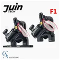 Juin Tech F1 Flat Mount Disc Brake Hydraulic Caliper Rotor 160mm Line Pull Disc Brake Road CX Dual