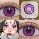 2Pieces Colorcon Color Contact Lenses Yearly Purple Contact Lenses with Graduation Free Shipping