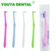 10pcs Orthodontic Toothbrush Tufted Brush End Tuft Tapered Toothbrush Single Compact Interdental